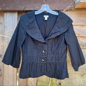 • Elevenses • Anthropologie Bubble Sleeve Jacket